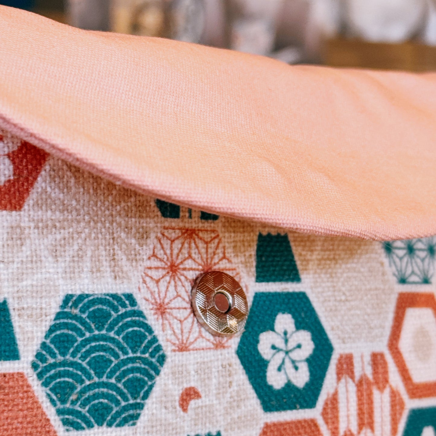 【手抽袋】富士山 🗻|粉|六角磁磚系列