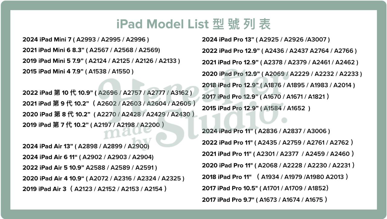【 iPad Case 】the Jade Rabbit 🐇 小玉兔 |磁磚系列