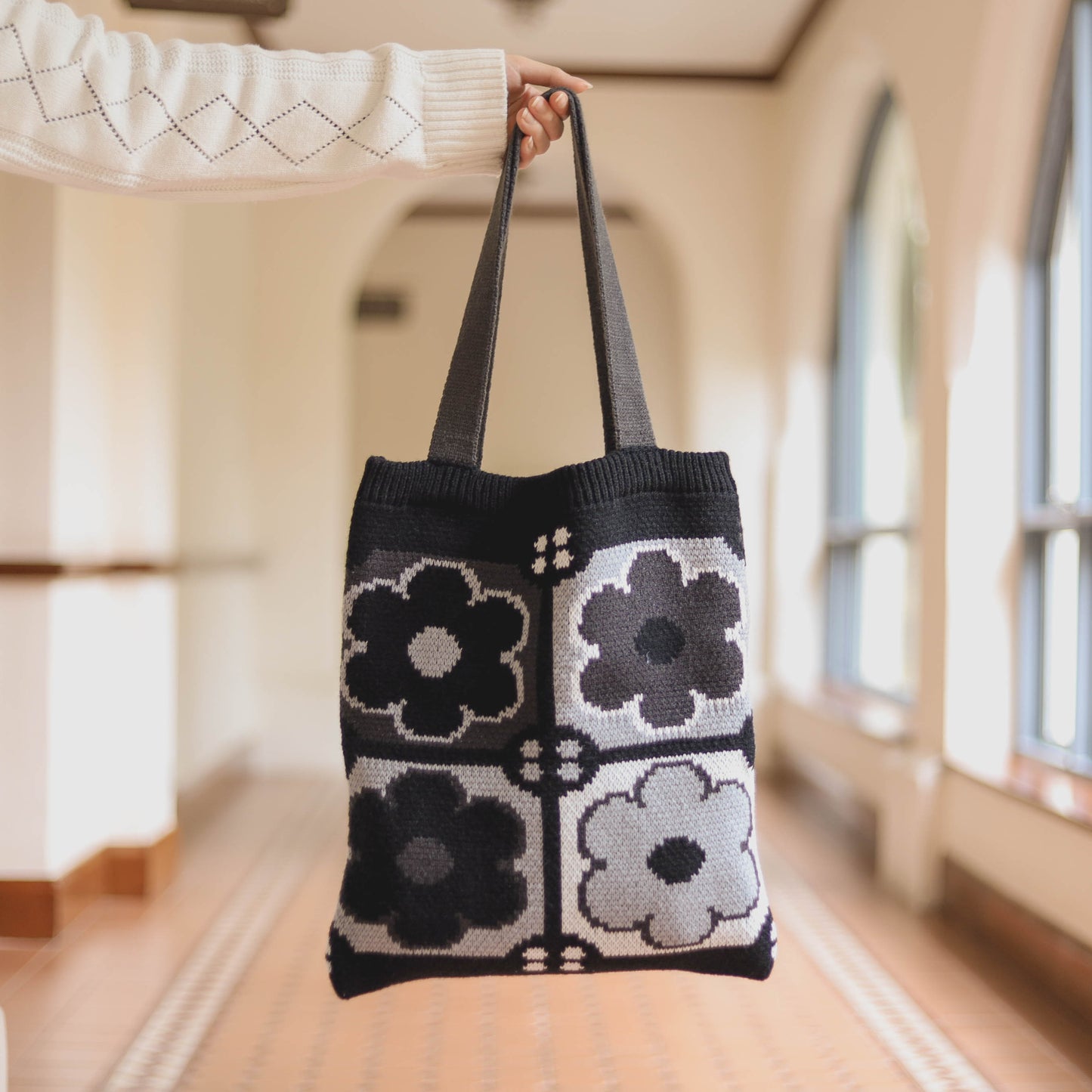 【 毛冷 🧶 TOTEBAG 】花見 - 木春菊|NIGHT