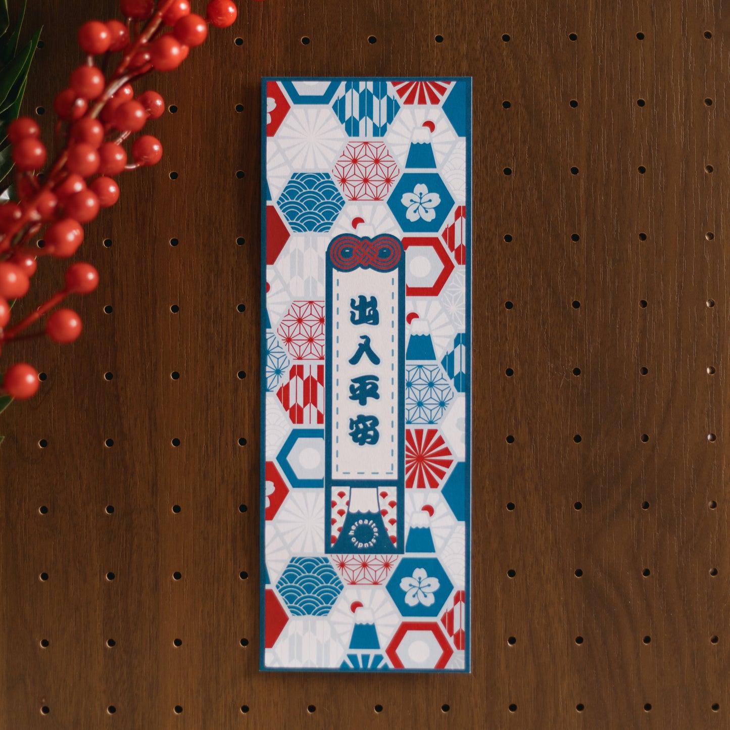 【揮春】🗻 富士山|六角磁磚|長