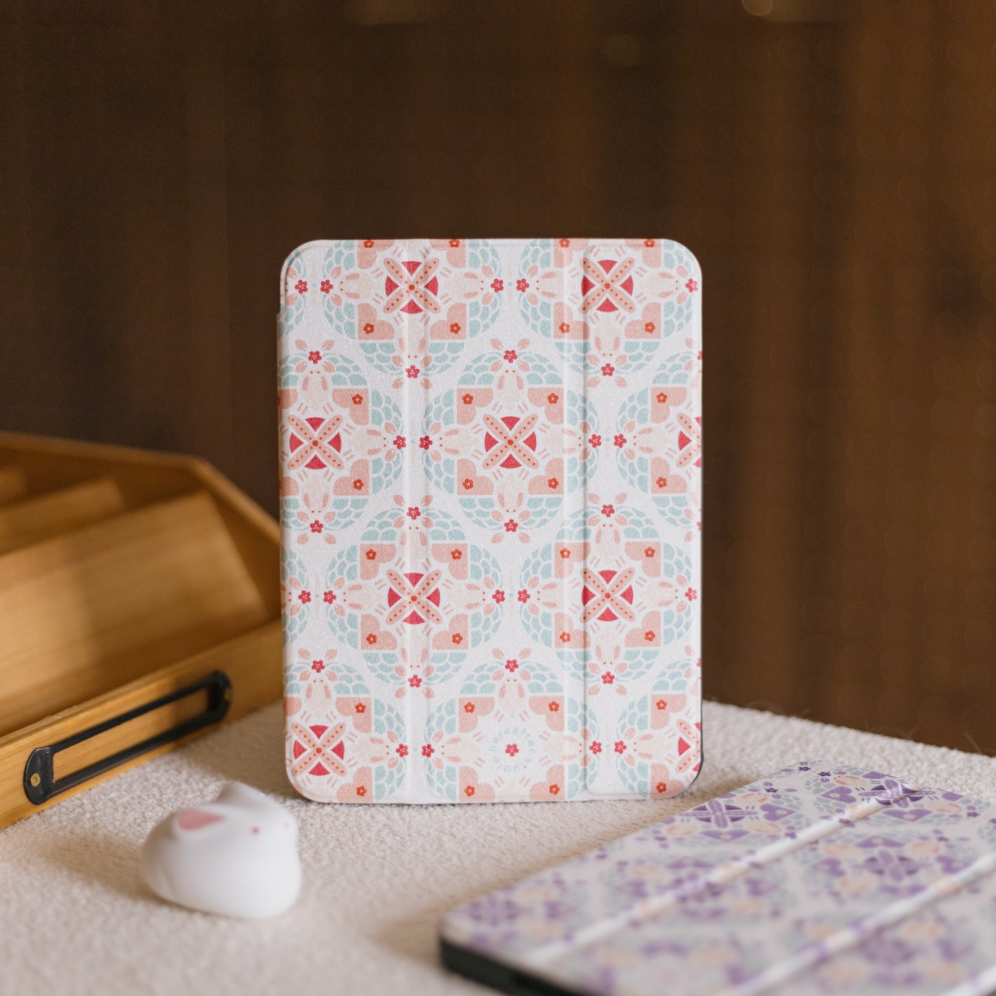 【 iPad Case 】the Jade Rabbit 🐇 小玉兔 |磁磚系列