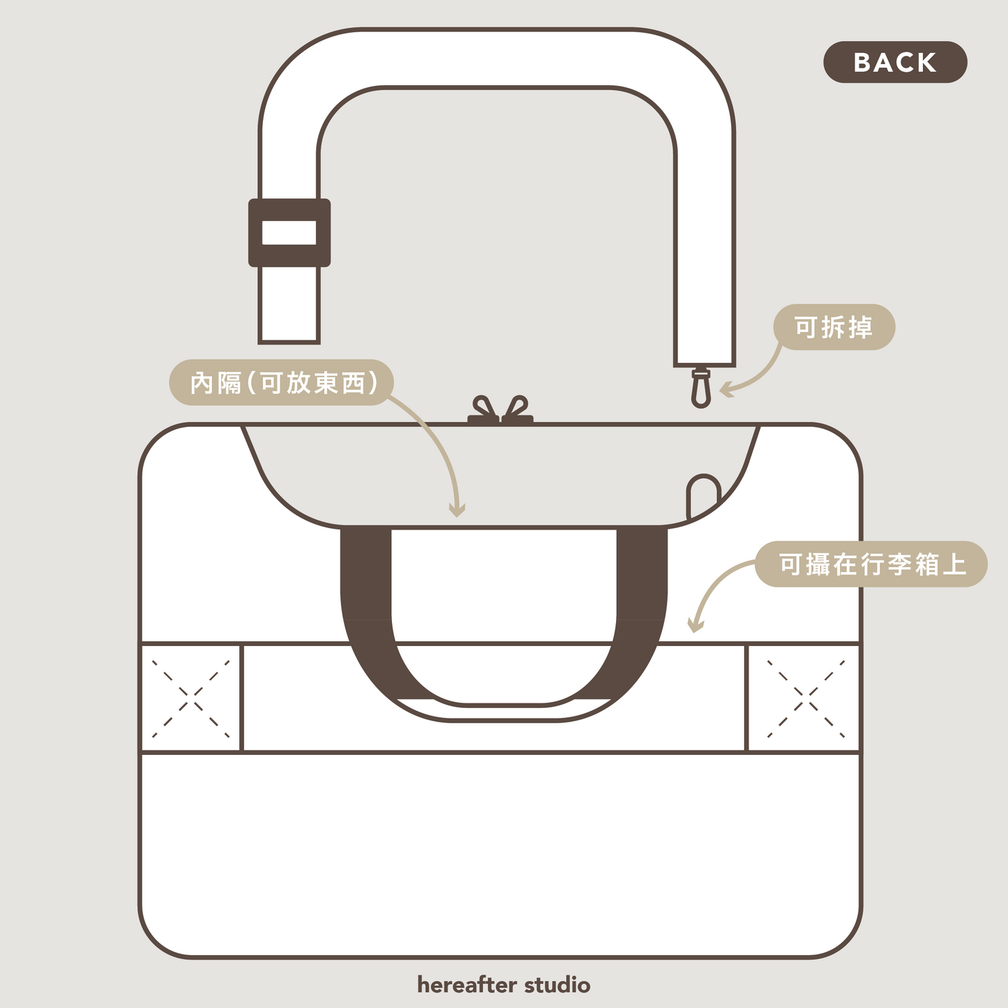 【電腦袋】🗻 富士山 磁磚系列|淺粉