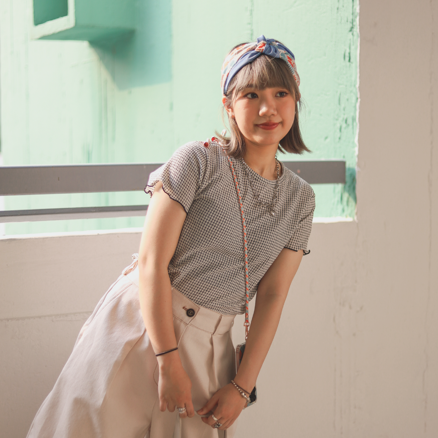 【手機殼】獅子山 🌉|橙|凹凸六角磁磚系列