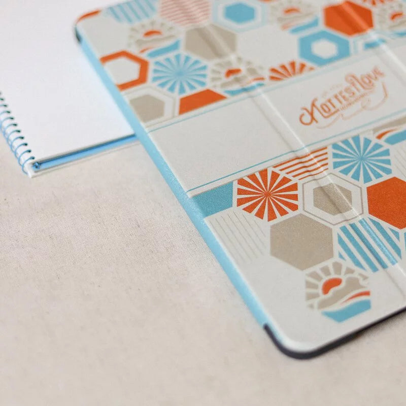 【 iPad Case 】獅子山 🌉｜橙｜六角磁磚系列