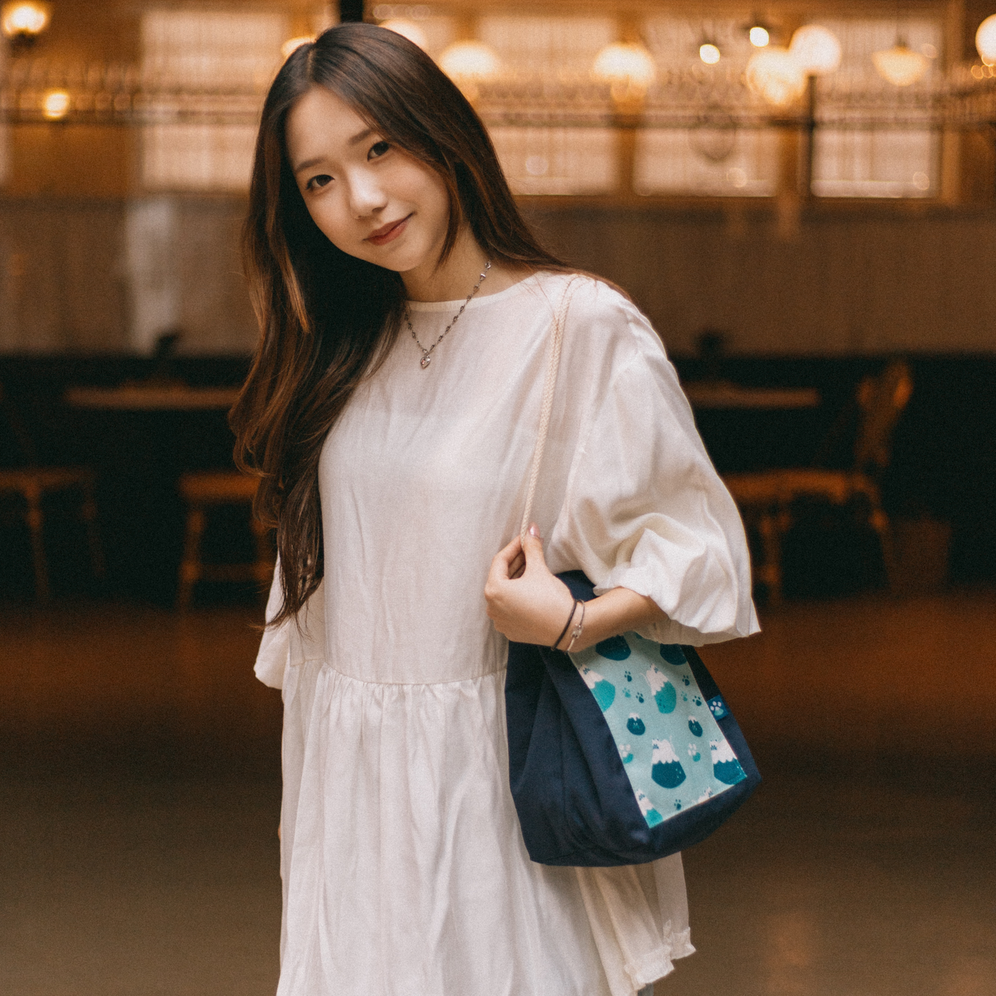 【漁夫袋】^•ᴥ•^ Meow in the Sheet | Fuji 🗻 ϟ 深藍