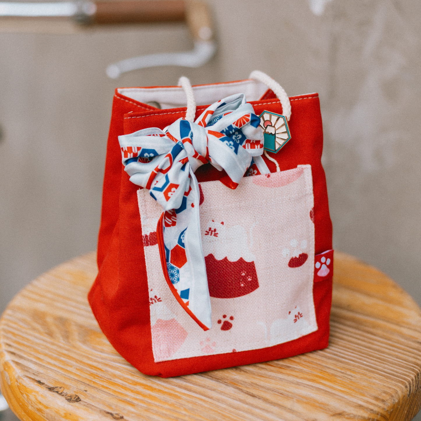 【漁夫袋】^•ᴥ•^ Meow in the Sheet | Fuji 🗻 ϟ 紅