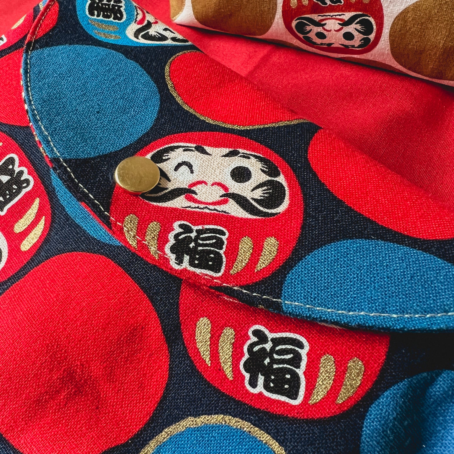 【手抽袋】燙金達摩 | 藍紅