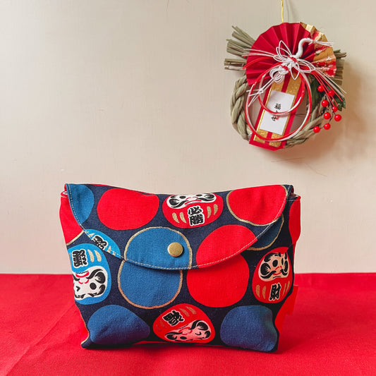 【手抽袋】燙金達摩 | 藍紅