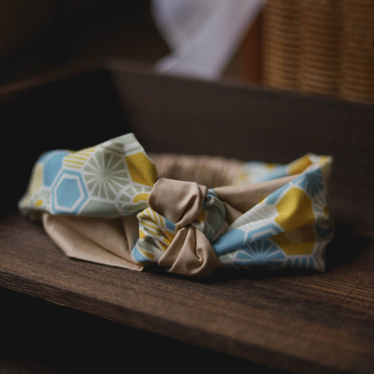 【頭帶】獅子山 🌉｜藍｜六角磁磚系列 ϟ 杏