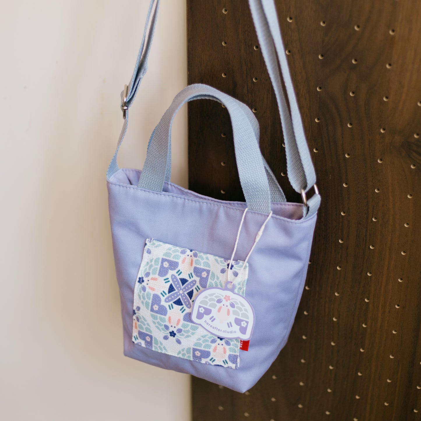 【小餃子】the Moonlight Rabbit 🐇 小月兔｜紫色｜磁磚系列