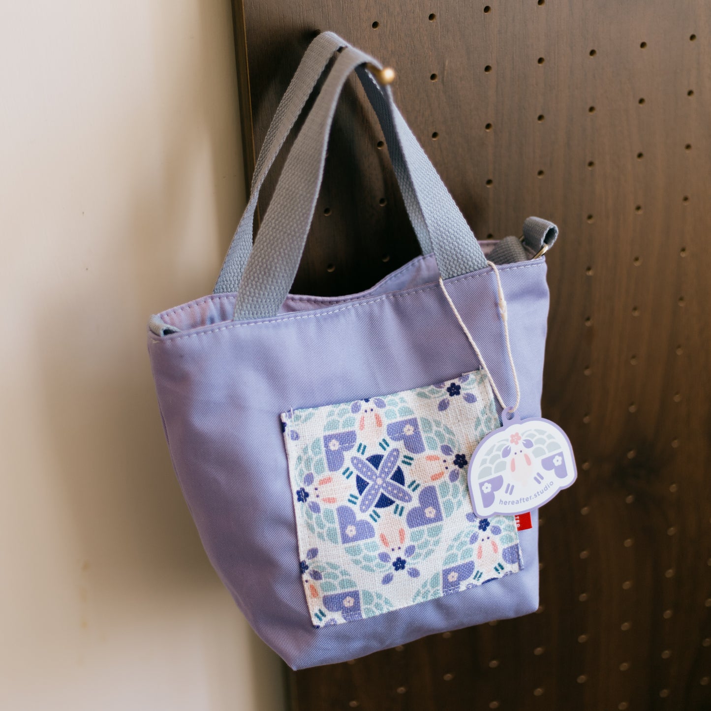 【小餃子】the Moonlight Rabbit 🐇 小月兔｜紫色｜磁磚系列