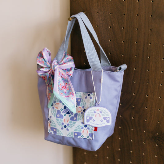 【小餃子】the Moonlight Rabbit 🐇 小月兔｜紫色｜磁磚系列