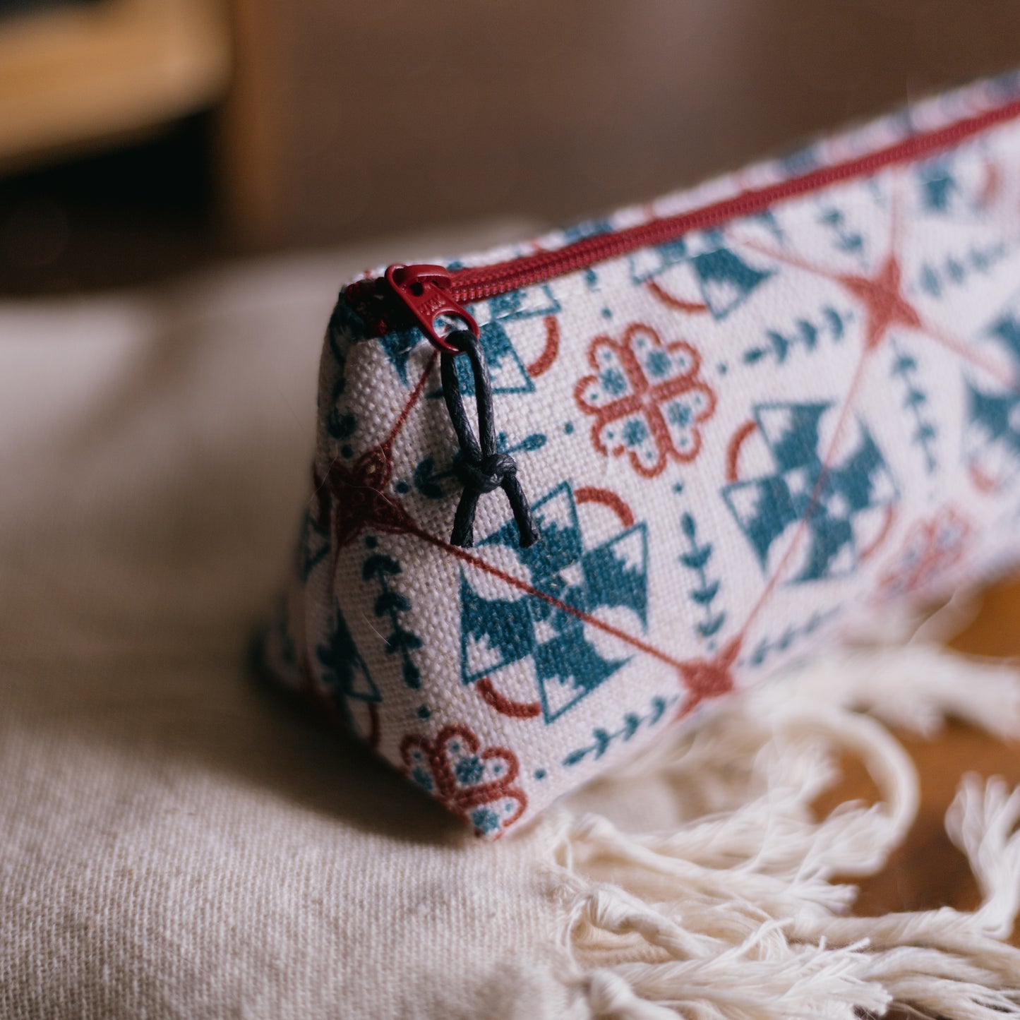 【三角拉鍊包】❅ 雪山｜磁磚系列