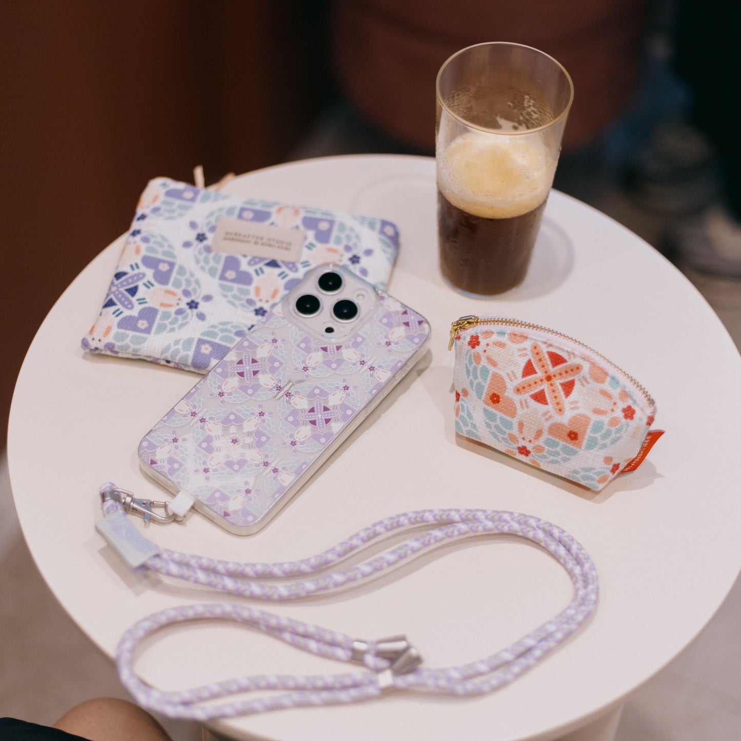 【拉鍊小餃子】the Jade Rabbit 🐇 小玉兔｜粉｜磁磚系列