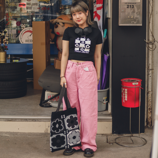 【 毛冷 🧶 TOTEBAG 】花見 - 木春菊｜NIGHT