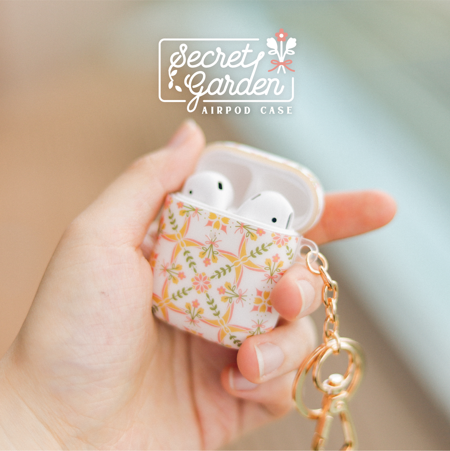 【AirPods Case】秘密花園 🌷｜磁磚系列