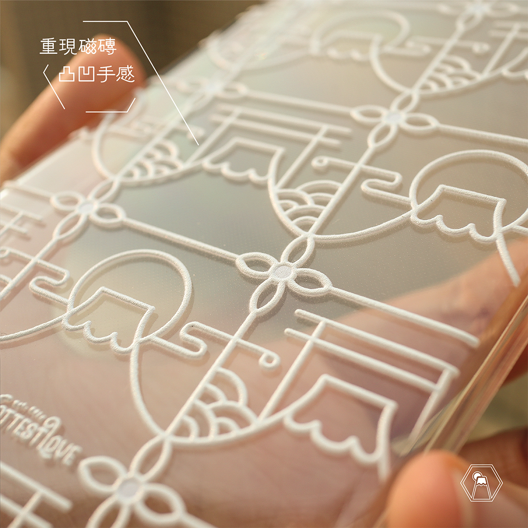 【手機殼】 富士山 🗻｜凹凸窗花系列｜透明