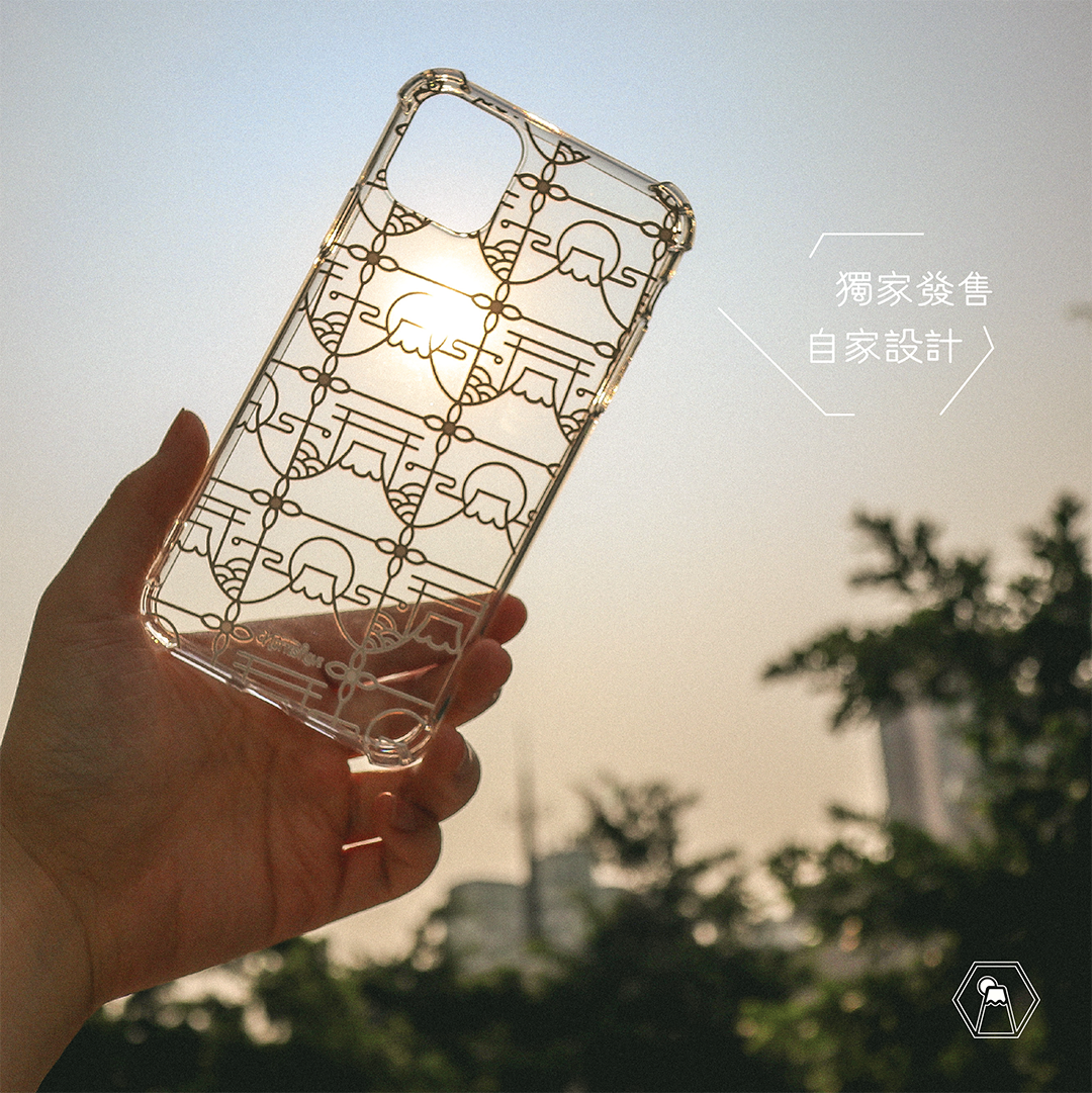 【手機殼】 富士山 🗻｜凹凸窗花系列｜透明